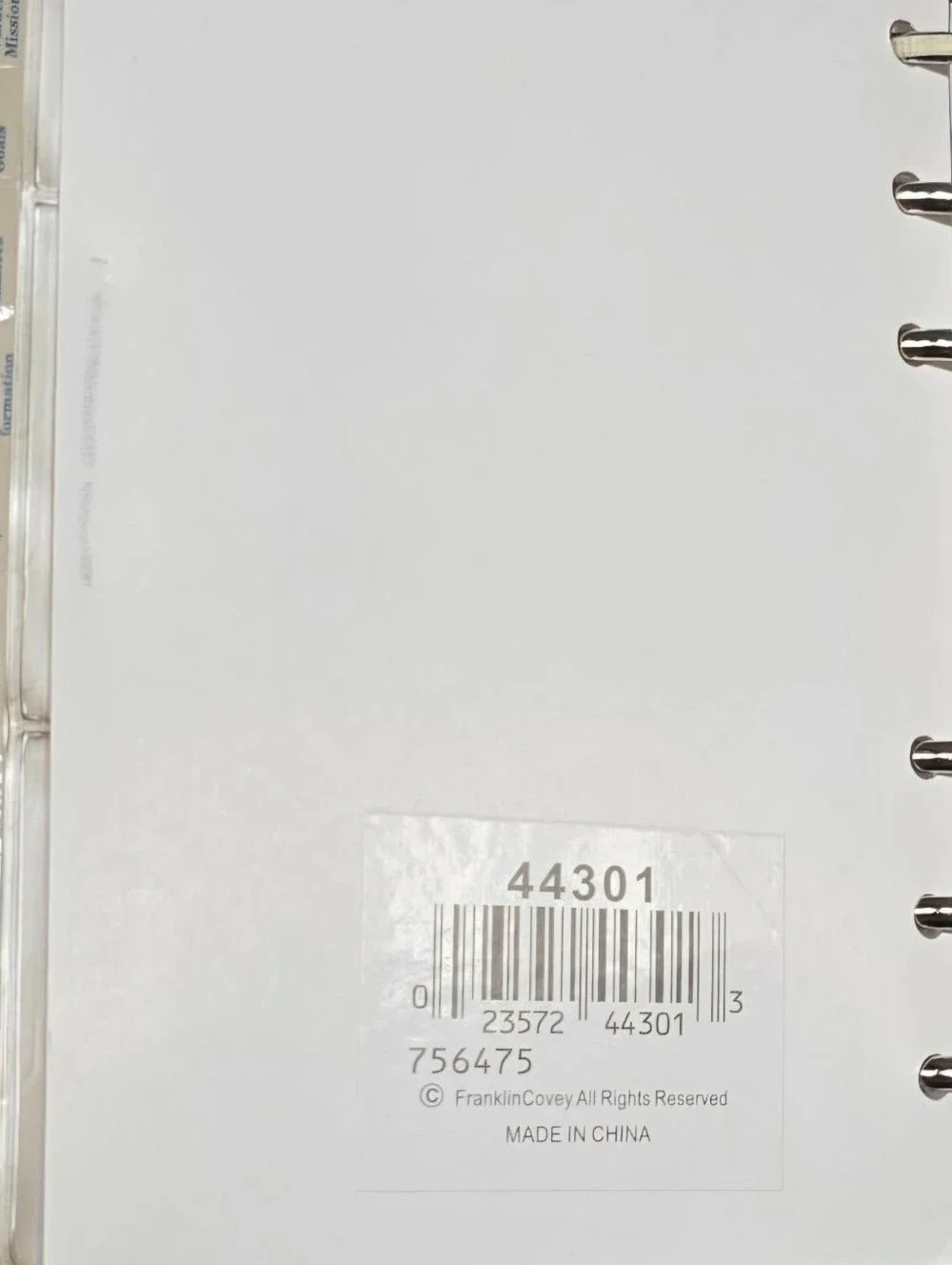Franklin Covey premium black